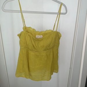 Urban outfitters yellow shirt